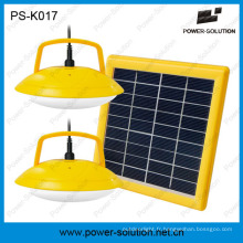 Système solaire portatif de maison d&#39;éclairage de LED avec le chargeur PS-K017 de téléphone portable